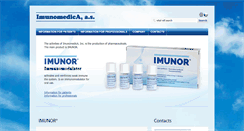 Desktop Screenshot of imunomedica.cz